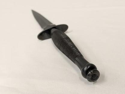 John Nowill & Sons Fairbairn Sykes Black Commando Knife 1st Pattern with Sheath