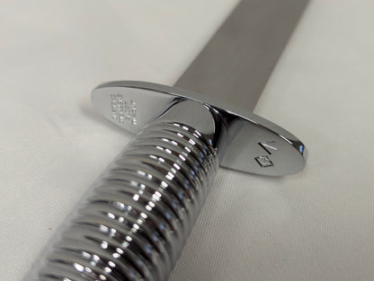 John Nowill & Sons Fairbairn Sykes Chrome Plated Handle 3rd Pattern Commando Knife with Gift Box