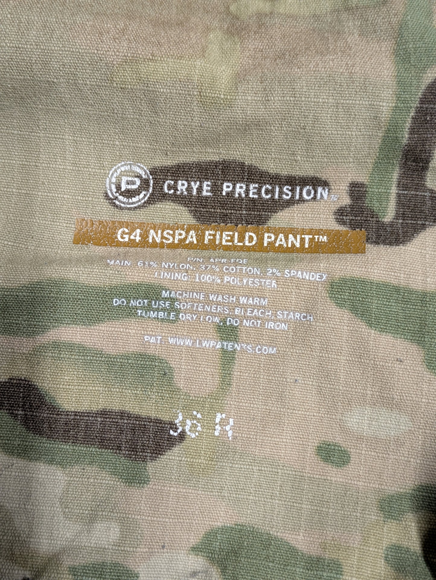 Crye Precision Multicam NSPA G4 Field Trousers - 36 Regular 36R