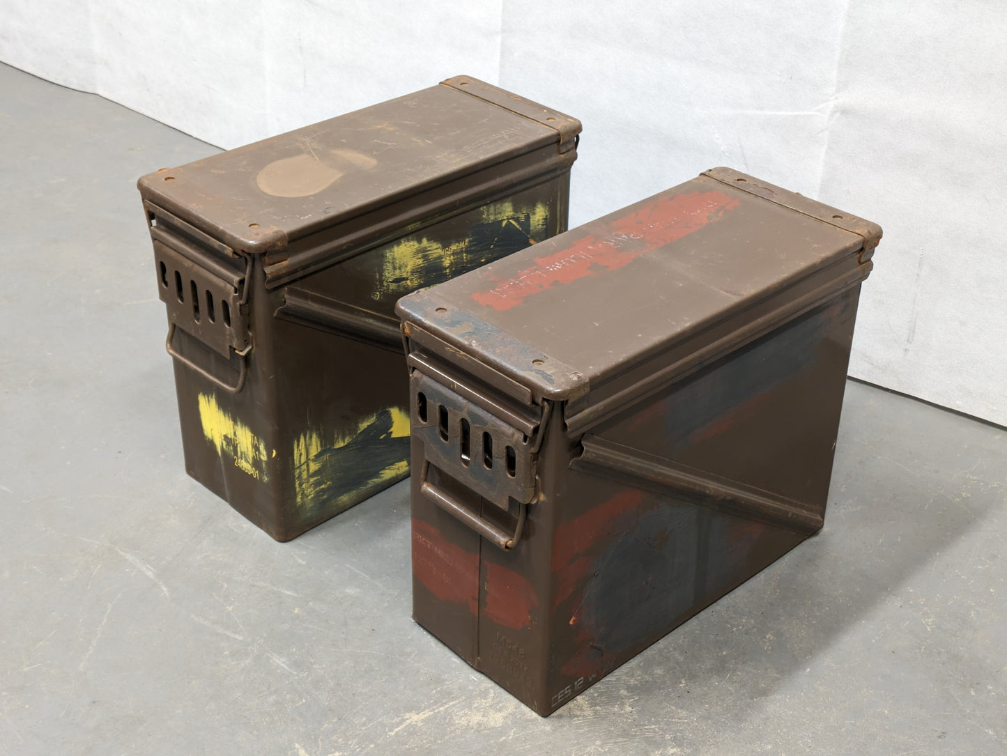 20mm 40mm M548 Metal Ammo Ammunition Storage Box Tin Can