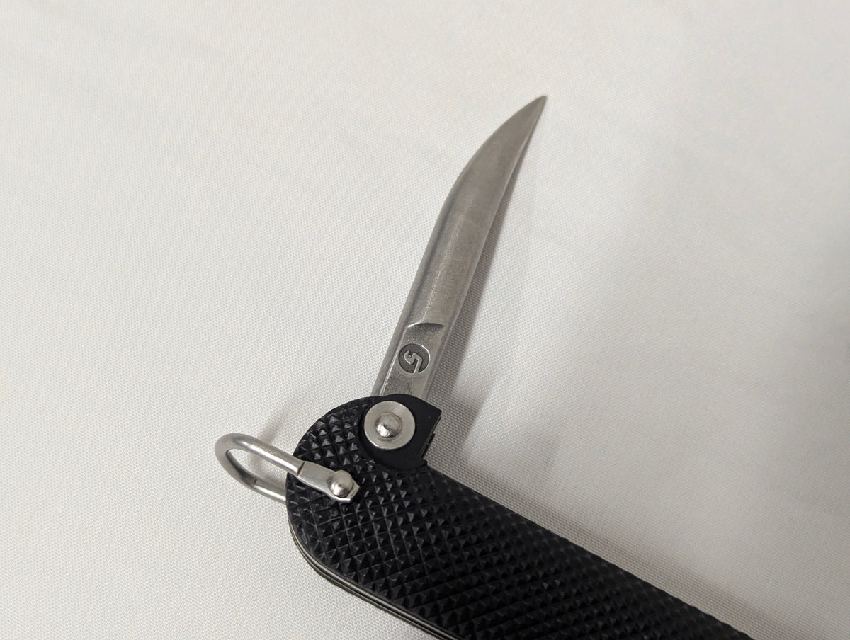 British Army Three Piece Black Handle Jack Knife Made in Sheffield England