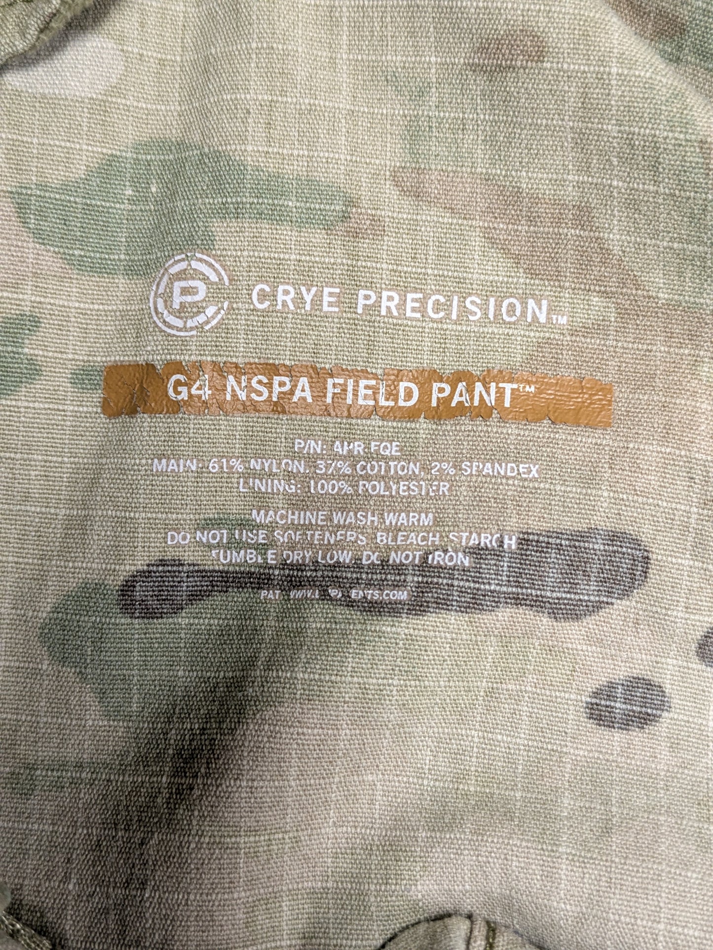 Crye Precision Multicam NSPA G4 Field Trousers - 32 Regular 32R