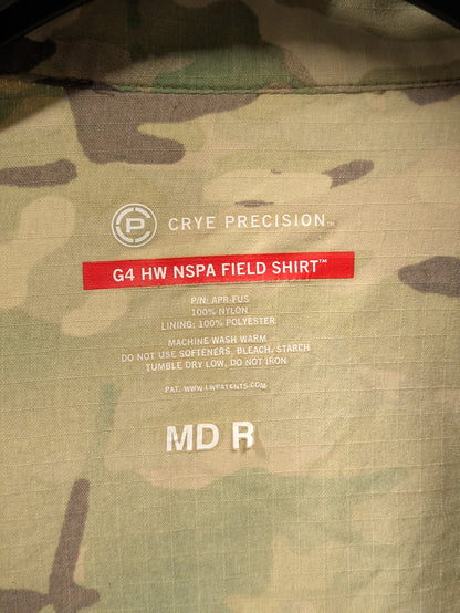 Crye Precision Multicam NSPA G4 Hot Weather Field Shirt - Medium Regular MD R