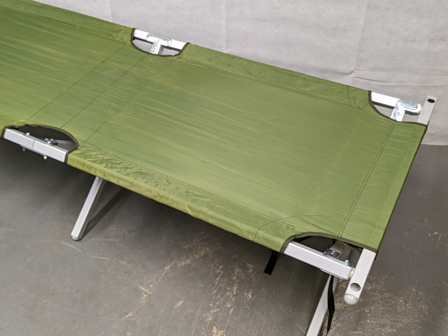 British Army Folding Aluminium Cot Camp Bed