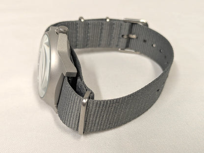 MWC G10LM 50M Date Window 2025 Military Watch Army Grey Strap