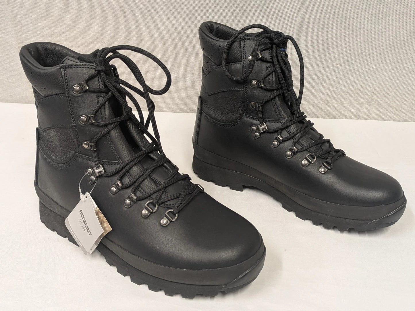 Altberg Defender Black Leather High Liability Combat Boots