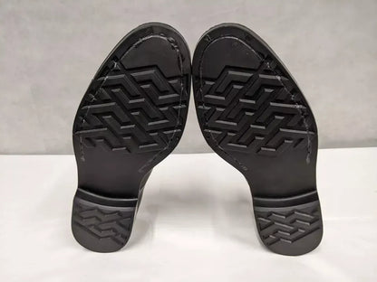 RAF Black Leather Dress Uniform Parade Shoes with Toe Cap