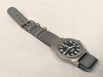 MWC G10LM 50M Date Window 2025 Military Watch Army Grey Strap