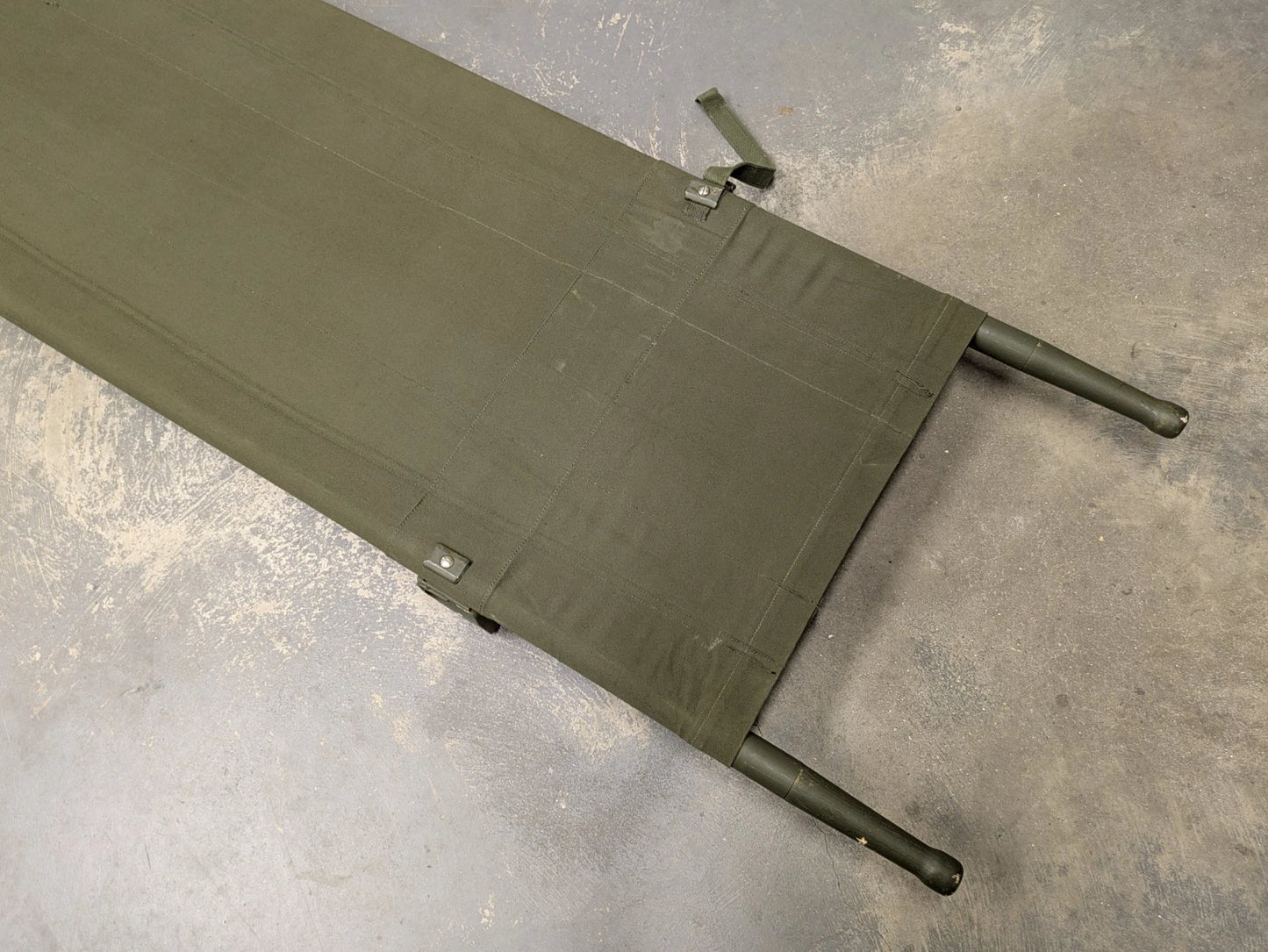 US Army Heavy Duty Folding Wooden Stretcher