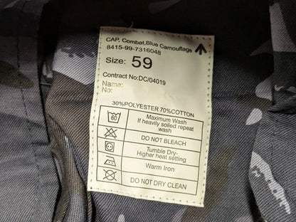 British Army OPFOR Blue DPM Camo Combat Cap - NEW