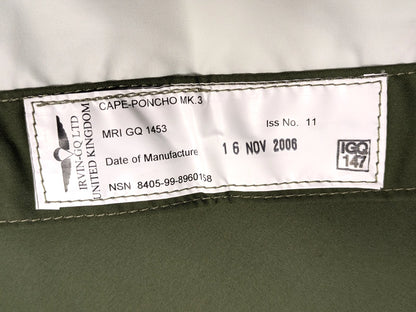 British Army Foul Weather Poncho MK3