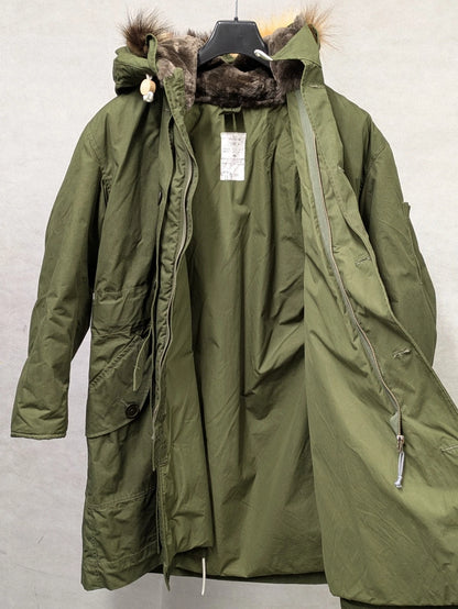 British Army 1951 Pattern Green Ventile Parka Jacket Coat - Size 4