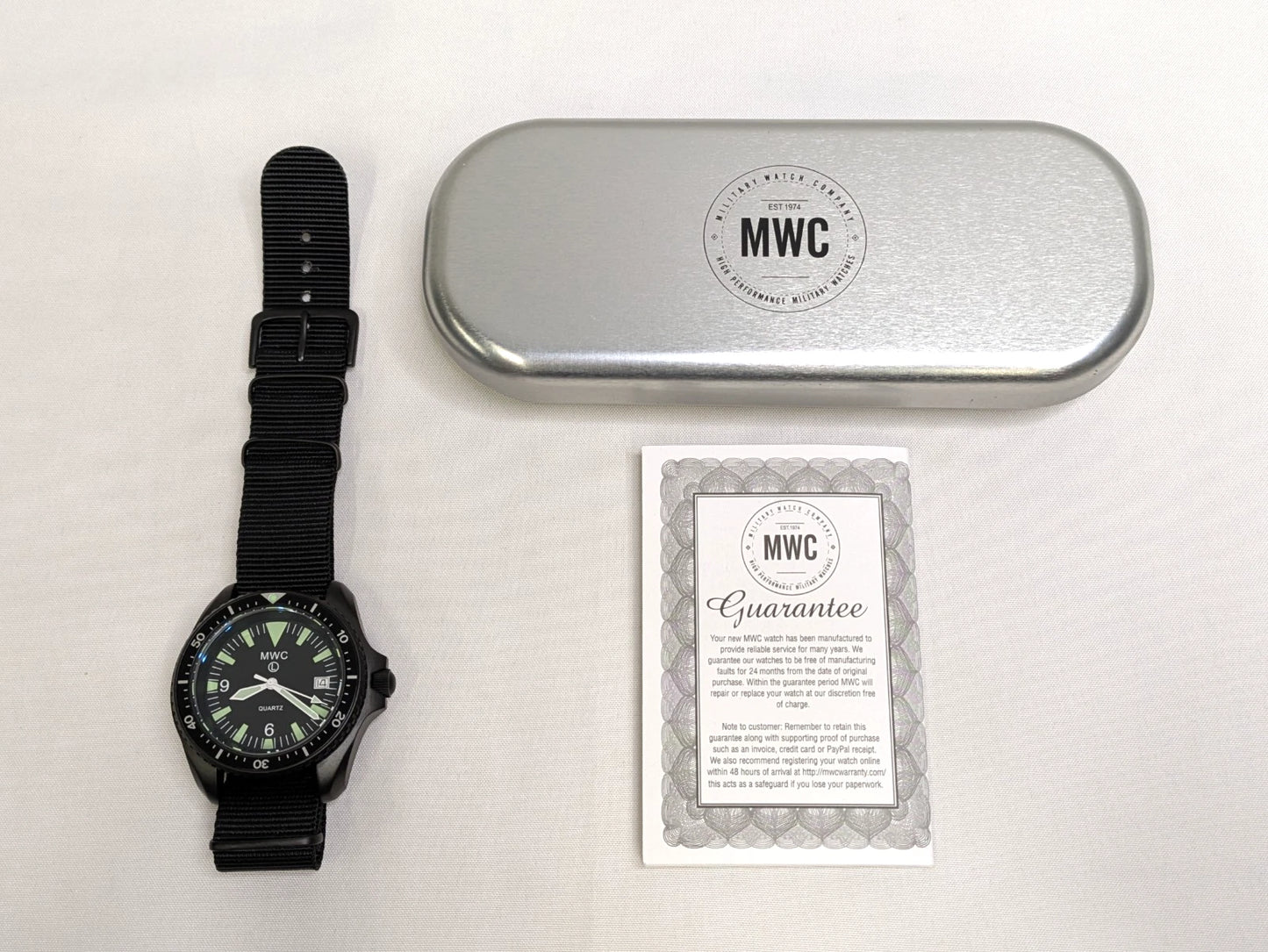 MWC 300M PVD Quartz Military Divers Watch NSN 6645-99-969-5589