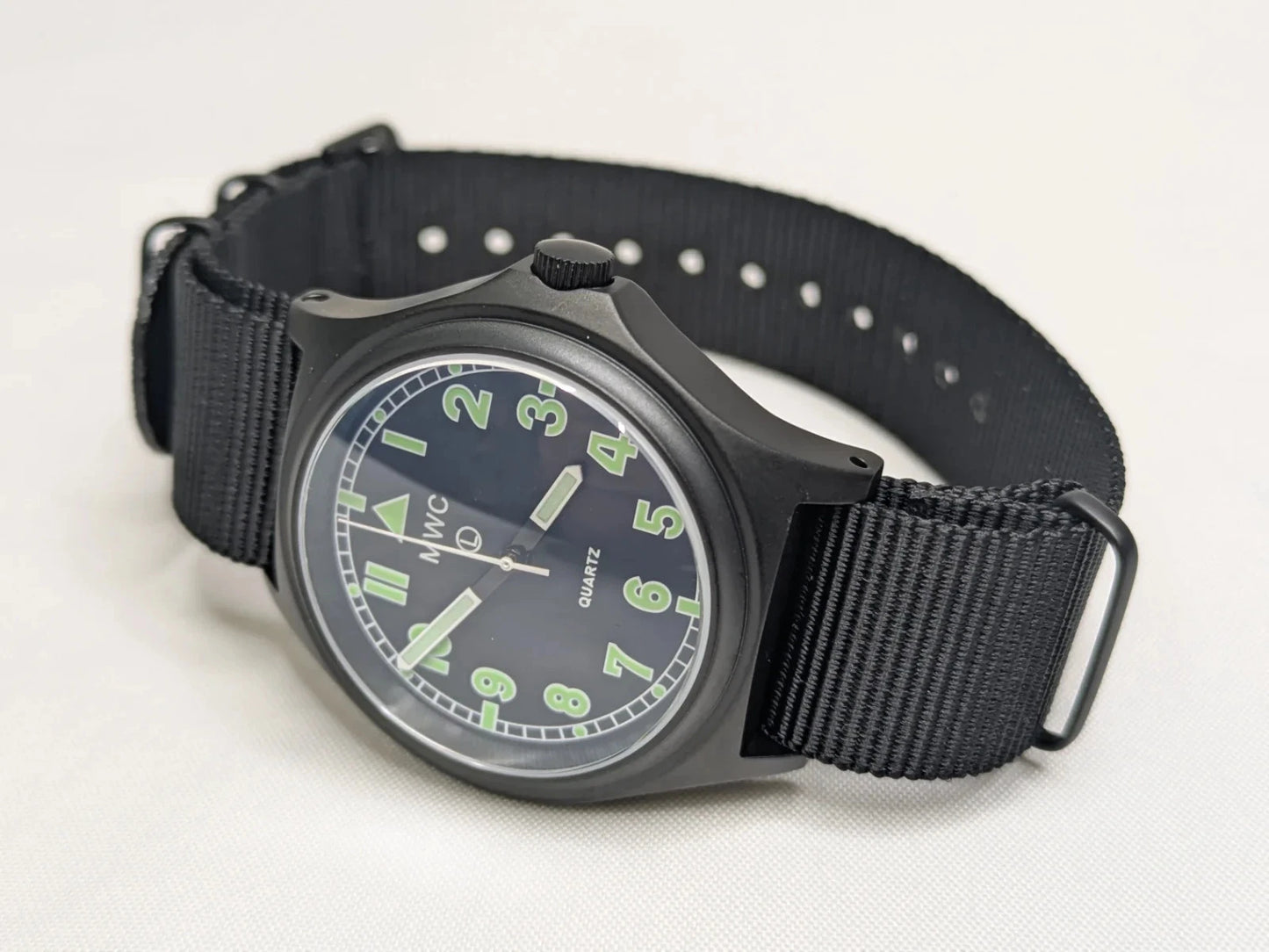 MWC G10 100M Black PVD Military Watch NSN 6645-99-493-1283