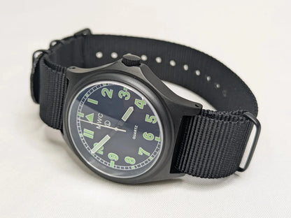 MWC G10 100M Black PVD Military Watch NSN 6645-99-493-1283