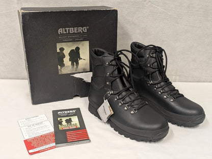 Altberg Defender Black Leather High Liability Combat Boots