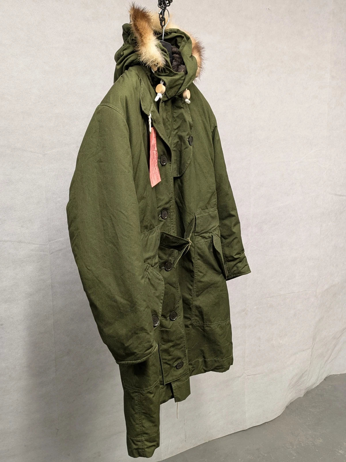 British Army 1951 Pattern Green Ventile Parka Jacket Coat Sealed Pattern - Size 7