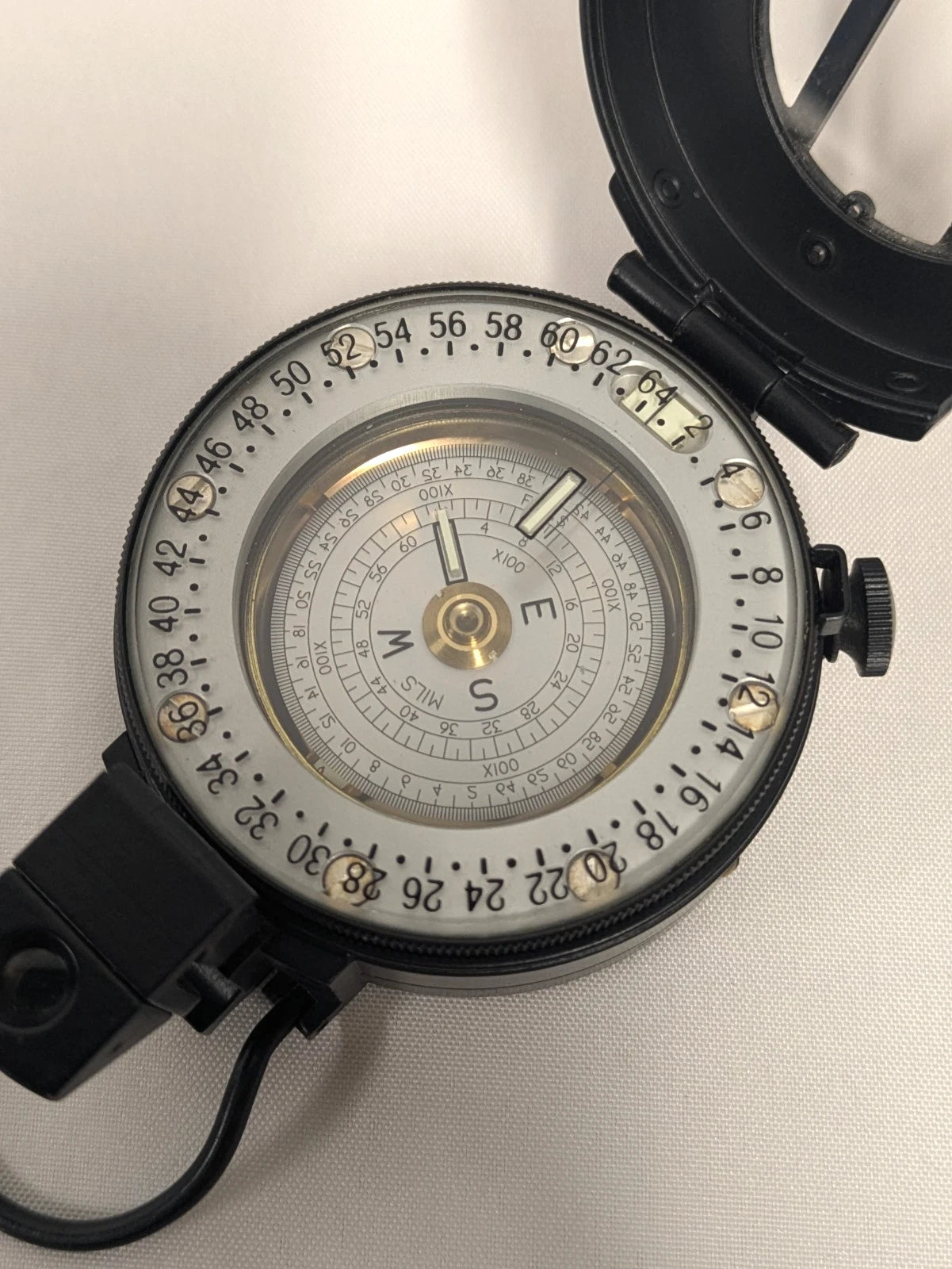 Francis Barker M-73 Prismatic Marching Compass (Mils)