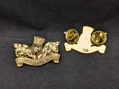 British Army Royal Regiment of Scotland RRS Collar Dogs Badges