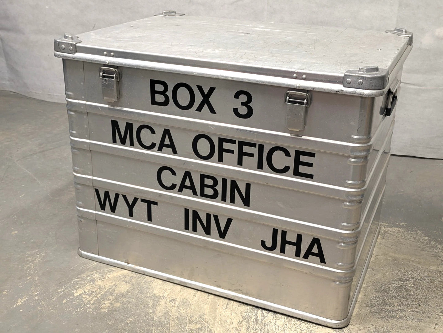 Zarges Aluminium Lockable Transport Equipment Flight Storage Case Box