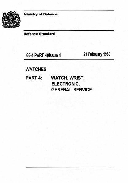 MWC W10 1970s Pattern General Service 24 Jewel Automatic Military Watch