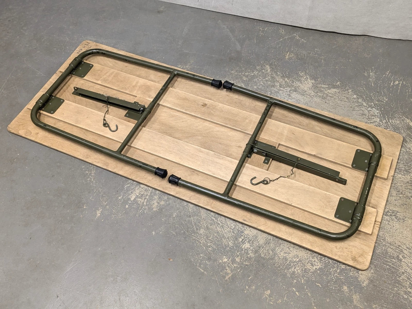 British Army Lightweight Wooden Folding Field Table
