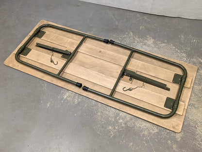 British Army Lightweight Wooden Folding Field Table