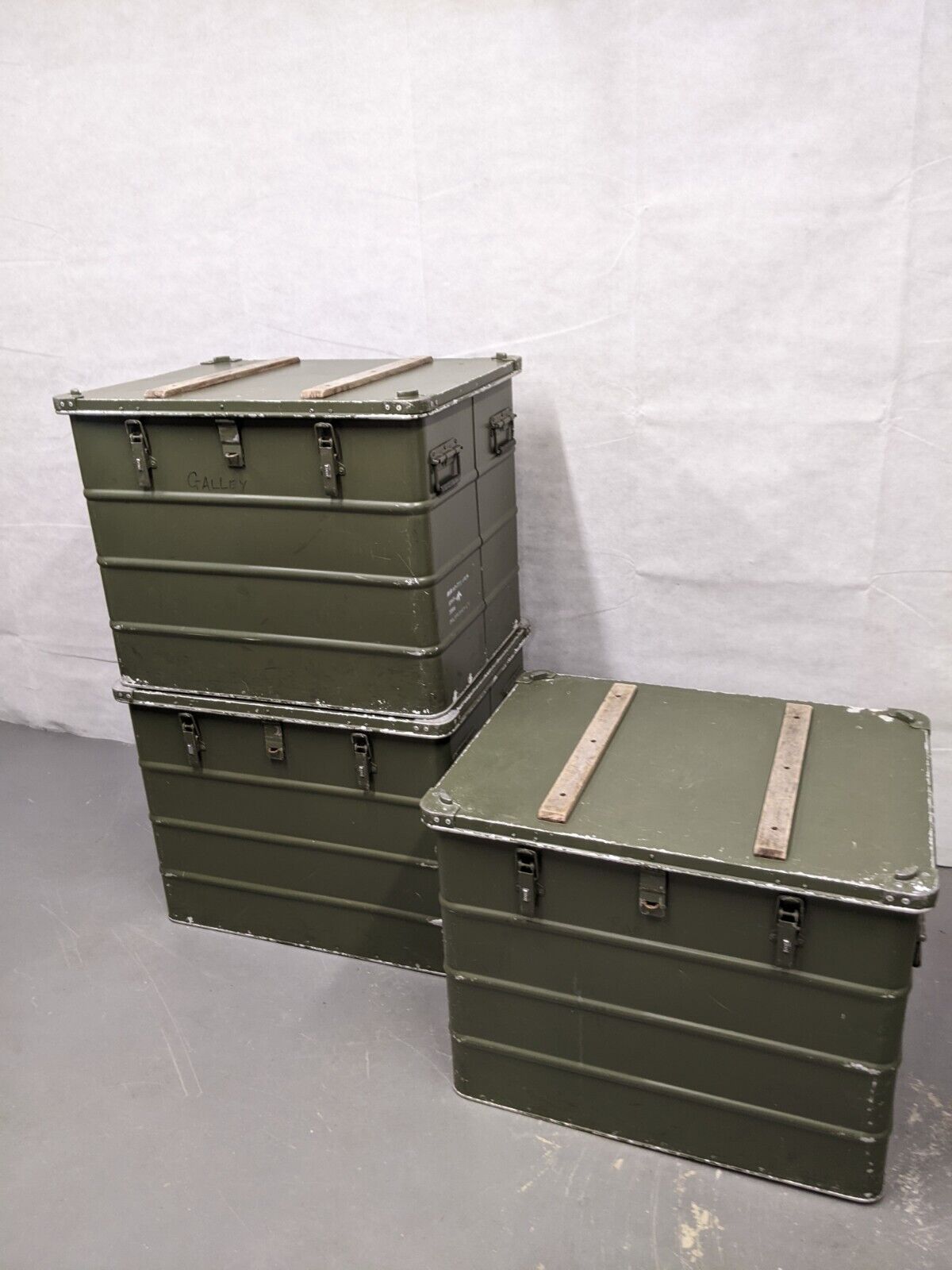 Polyforms Ltd Vintage Single Lid Aluminium Transport Flight Storage Case Box