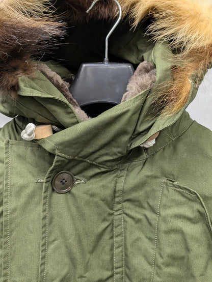 British Army 1951 Pattern Green Ventile Parka Jacket Coat - Size 4