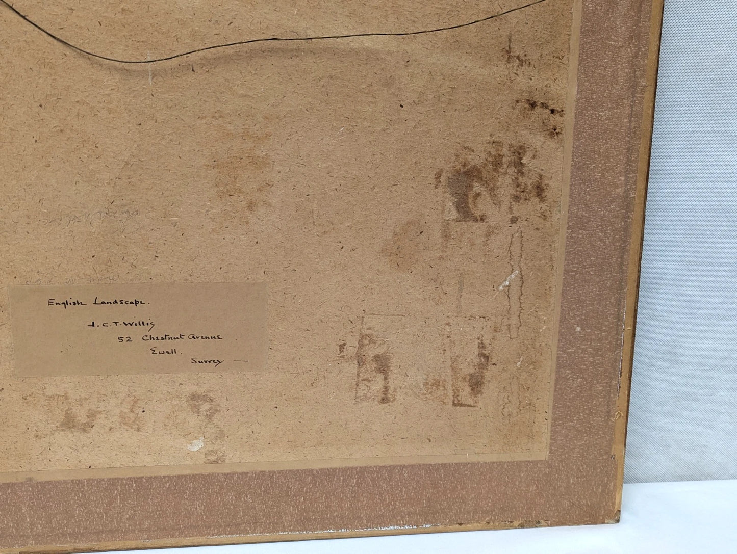 Original Watercolour Painting English Landscape John Christopher Temple Willis