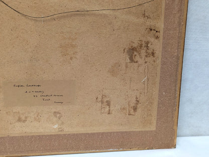 Original Watercolour Painting English Landscape John Christopher Temple Willis