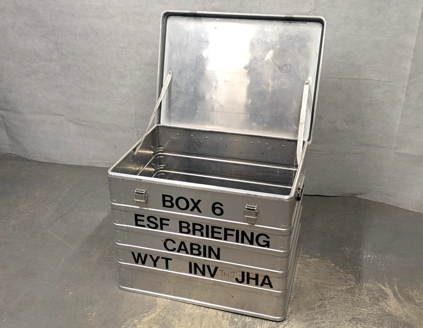 Zarges Aluminium Lockable Transport Equipment Flight Storage Case Box