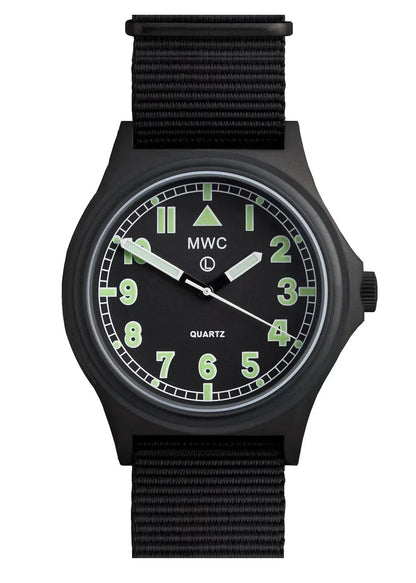 MWC G10 100M Black PVD Military Watch NSN 6645-99-493-1283