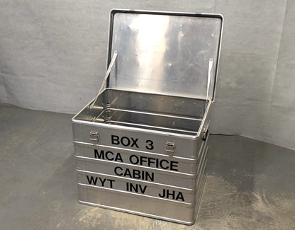 Zarges Aluminium Lockable Transport Equipment Flight Storage Case Box