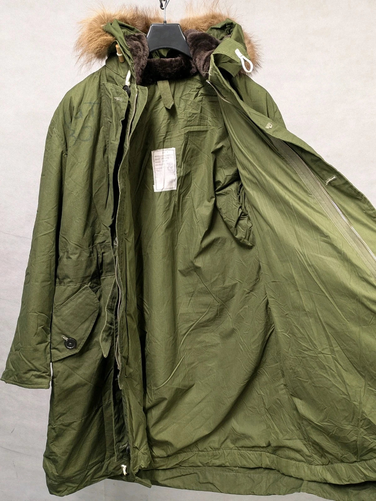 British Army 1951 Pattern Green Ventile Parka Jacket Coat - Size 8