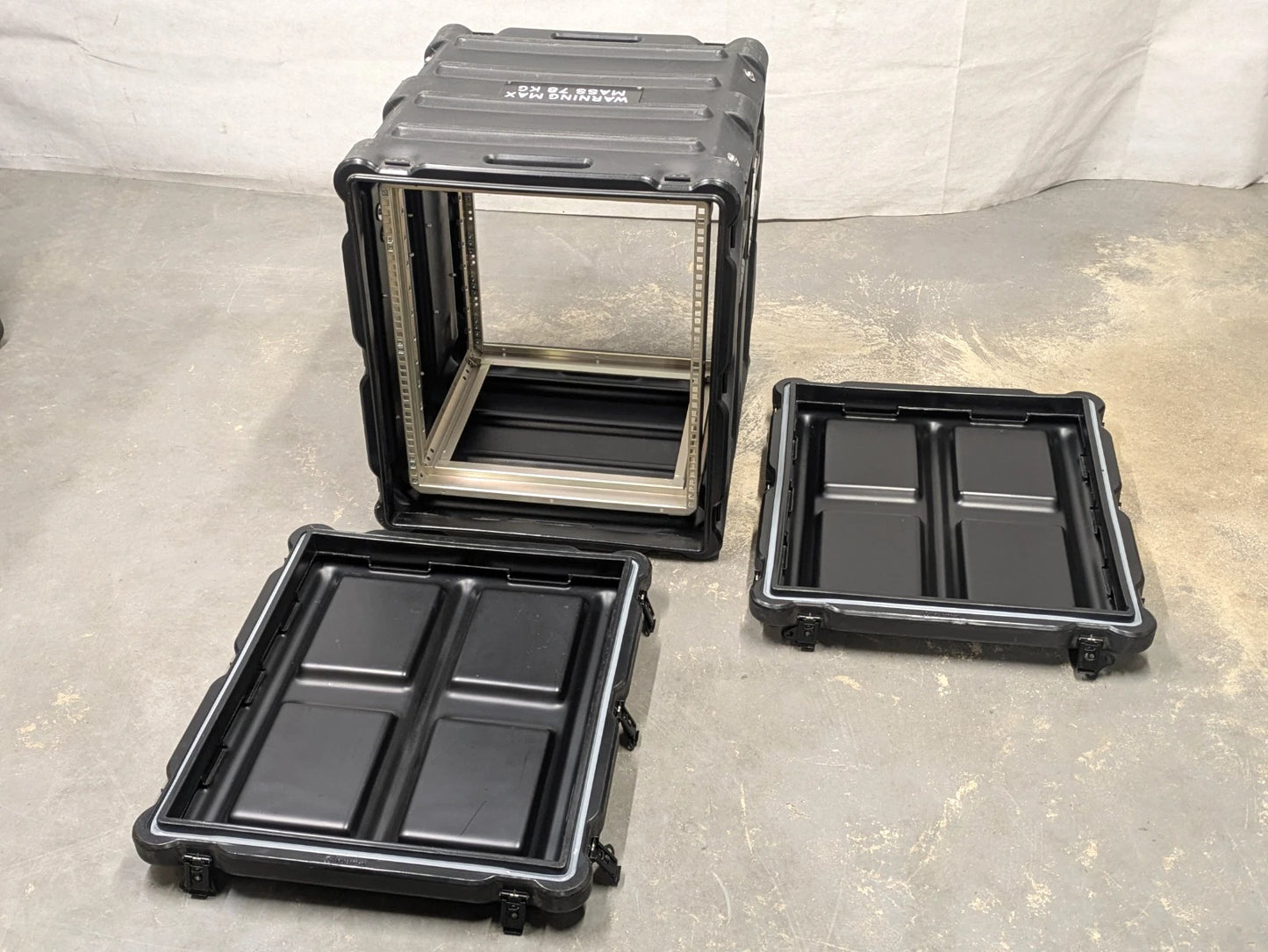 Amazon CP Cases 19" 12U Double End Rack Mount Case Box