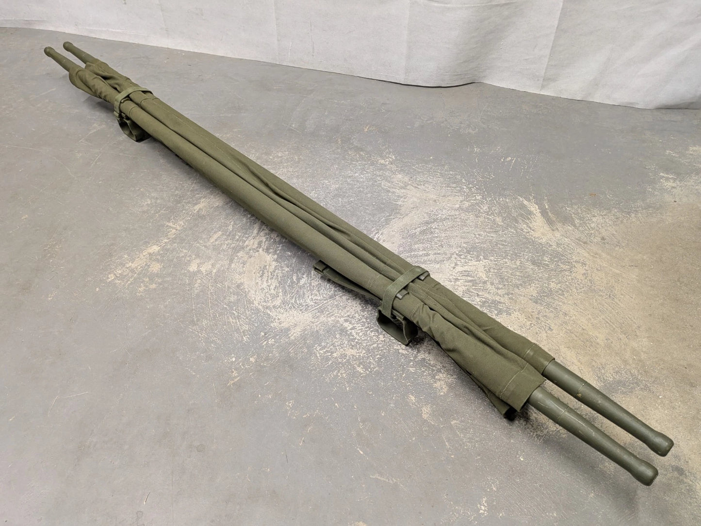 US Army Heavy Duty Folding Wooden Stretcher