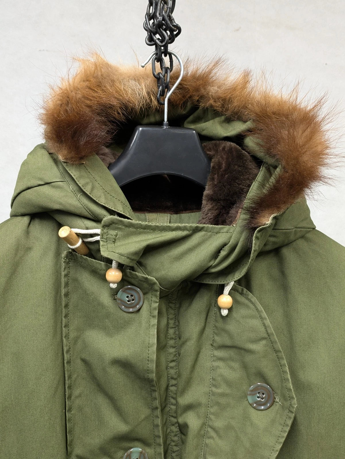 British Army 1951 Pattern Green Ventile Parka Jacket Coat Sealed Pattern - Size 8