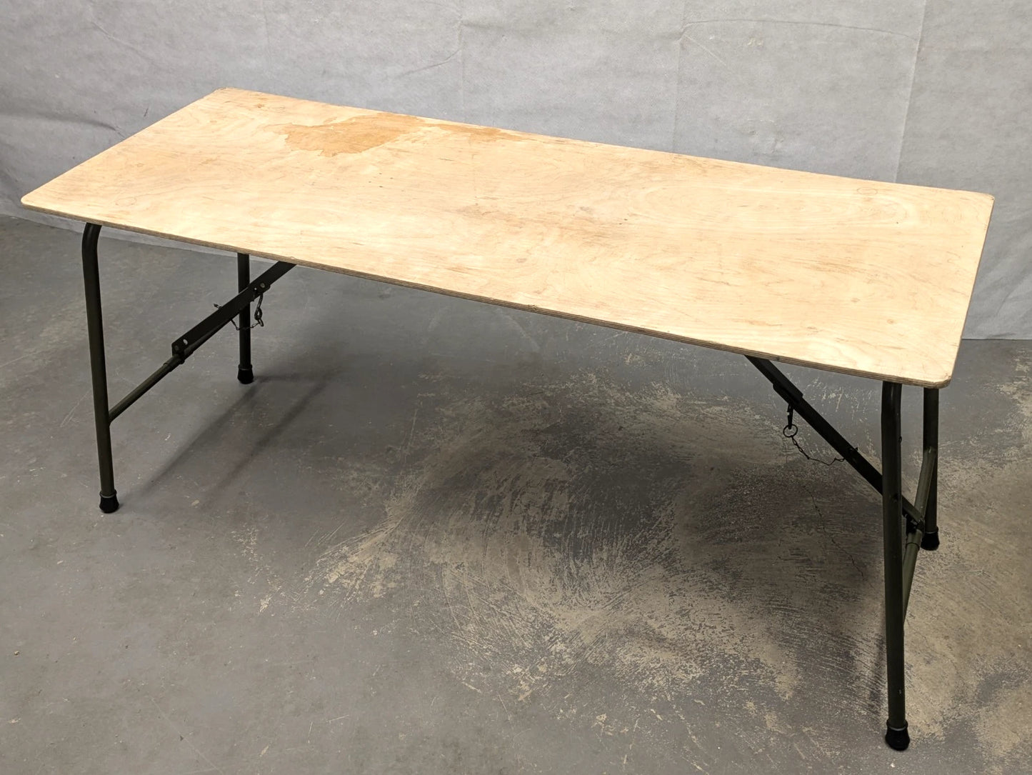 British Army Lightweight Wooden Folding Field Table
