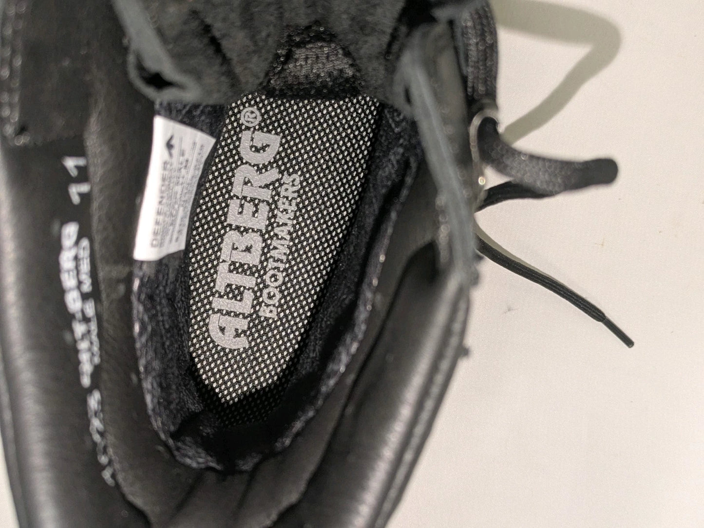 Altberg Defender Black Leather High Liability Combat Boots
