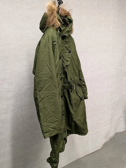British Army 1951 Pattern Green Ventile Parka Jacket Coat - Size 8