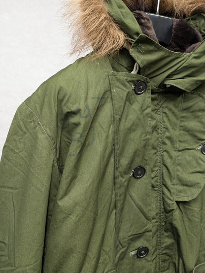 British Army 1951 Pattern Green Ventile Parka Jacket Coat - Size 8