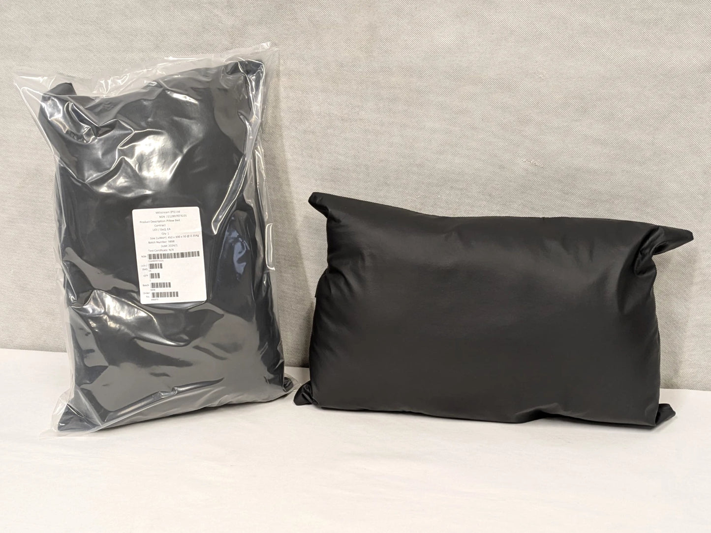 British Army Black Stretcher Bed Pillow SAS