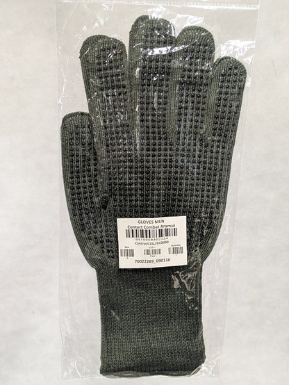 British Army Aramid Olive Green Combat Gripper Gloves
