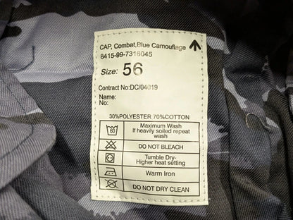 British Army OPFOR Blue DPM Camo Combat Cap - NEW