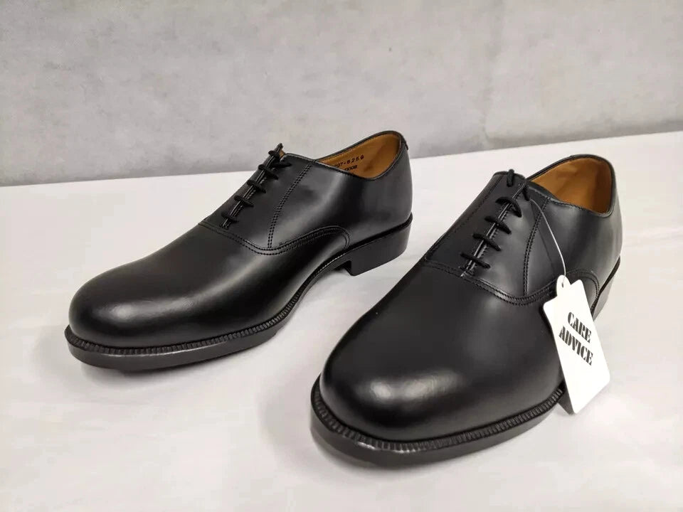 Royal Navy Black Leather Dress Uniform Parade Shoes