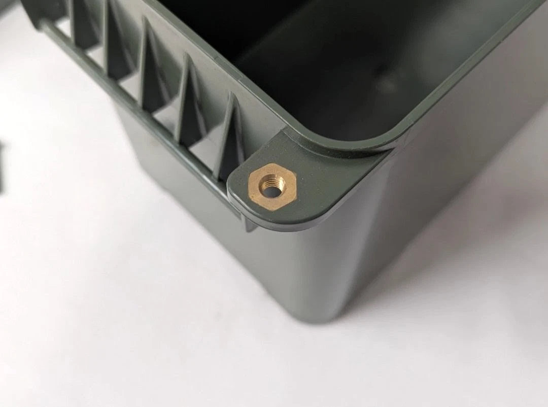 Swiss Army Plastic Ammo Tin Ammunition Box Can Green