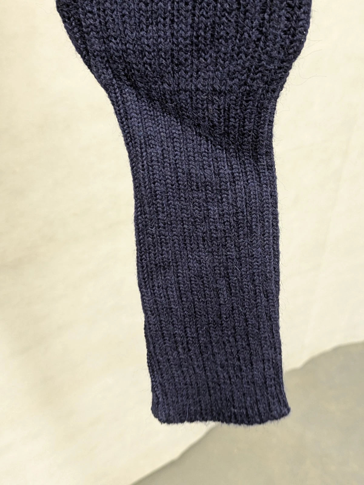 Royal Navy Blue Wool Commando Round Neck Jumper - NEW