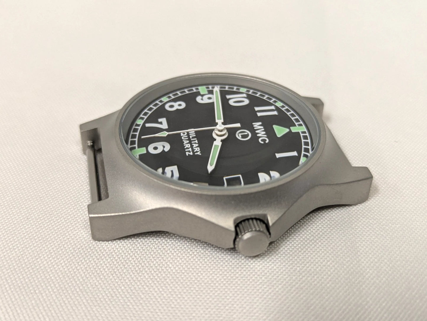 MWC G10LM 50M Date Window 2025 Military Watch Army Grey Strap
