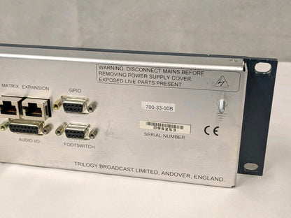 Trilogy Mercury 32 Channel Intercom Talkback Panel System